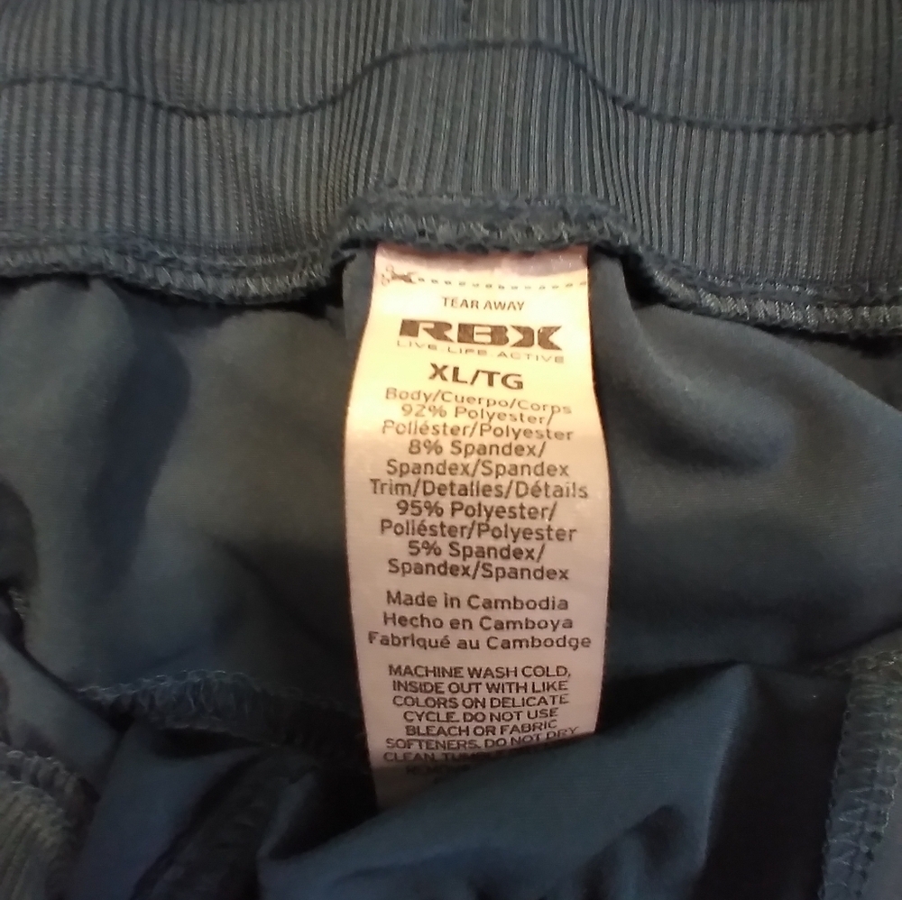 RBX Aqua Drawstring Flowy Capri Pants XL Pockets Athleisure Performance - Picture 3 of 10